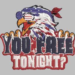 You-Free-Tonight-USA-Eagle - Embroidery Design - FineryEmbroidery